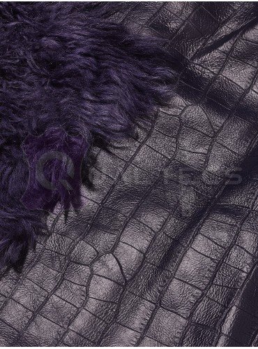Хутро для дублянок Тоскана Mongolia (Curly) | Колір: Фіолетовий Кроко Хутро для дублянок Тоскана Mongolia (Curly) | Колір: Фіолетовий Кроко