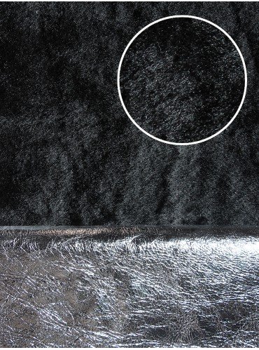 Tanned material fur for sheepskin coats Merino Sheepskin | Color: Silver with black fur Tanned material fur for sheepskin coats Merino Sheepskin | Color: Silver with black fur