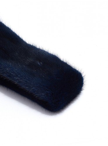 Mink fur | Mink dyed blue (sea wave)