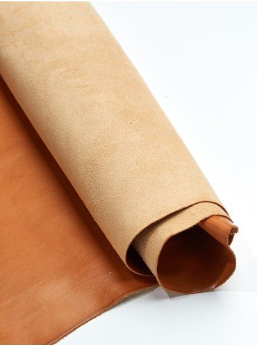 The vegetable leather | Color: red | Thickness: 1.1 - 1.0  mm