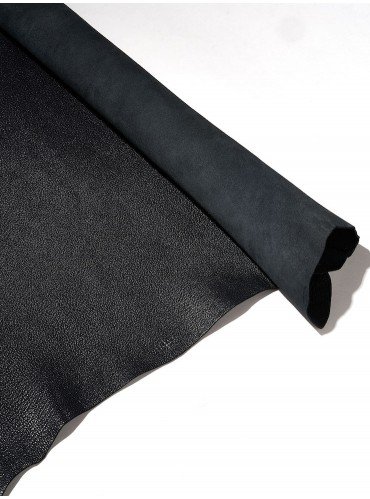 Goat leather - black 1 mm