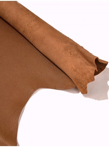 Goat leather - cognac 3 mm