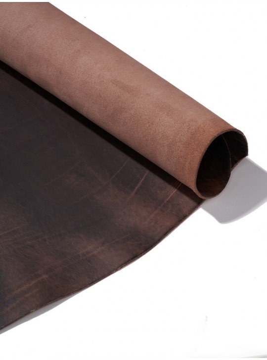 The vegetable leather | Color: brown | Thickness: 3.5-3.8 mm The vegetable leather | Color: brown | Thickness: 3.5-3.8 mm