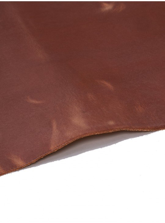 The vegetable leather | Color: cognac | Thickness: 1.4-1.6  mm