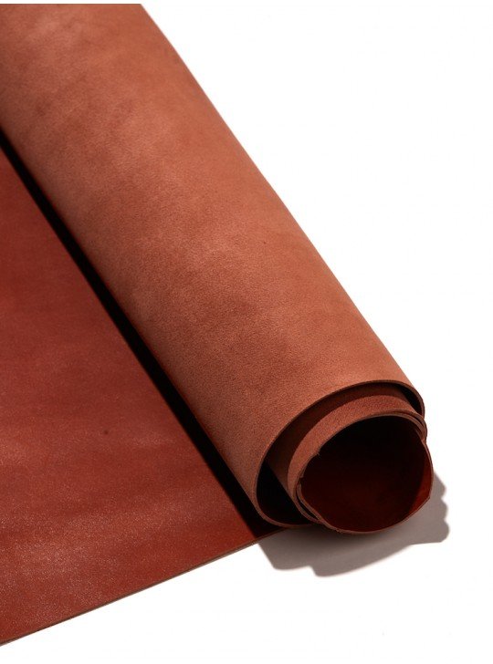 The vegetable leather | Color: cognac | Thickness: 1.8  mm